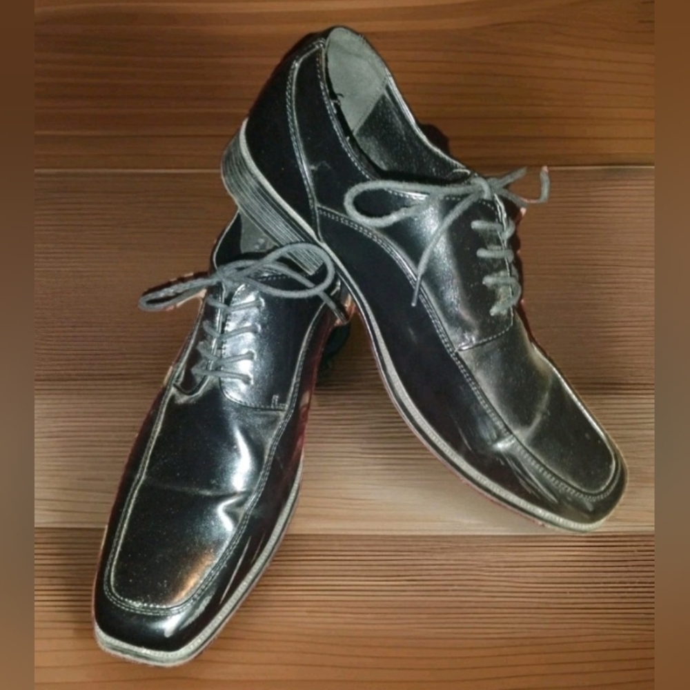 Dexter Glossy Black Men's Oxfords